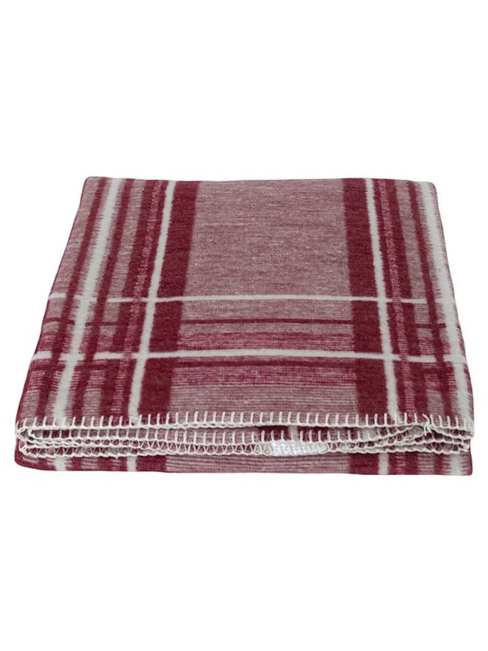 The Cotton Edition Made in Portugal Plaid Throw Blanket NWT